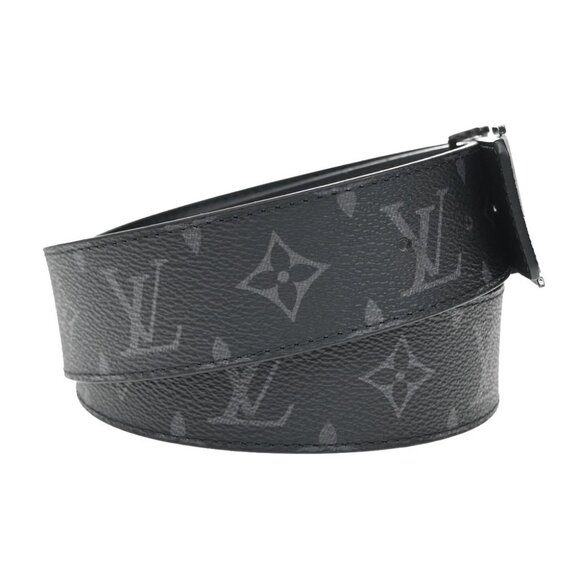 LOUIS VUITTON LV Initiales Belt 40mm 85/34 Monogram Eclipse Black M9043 - Picture 4 of 12